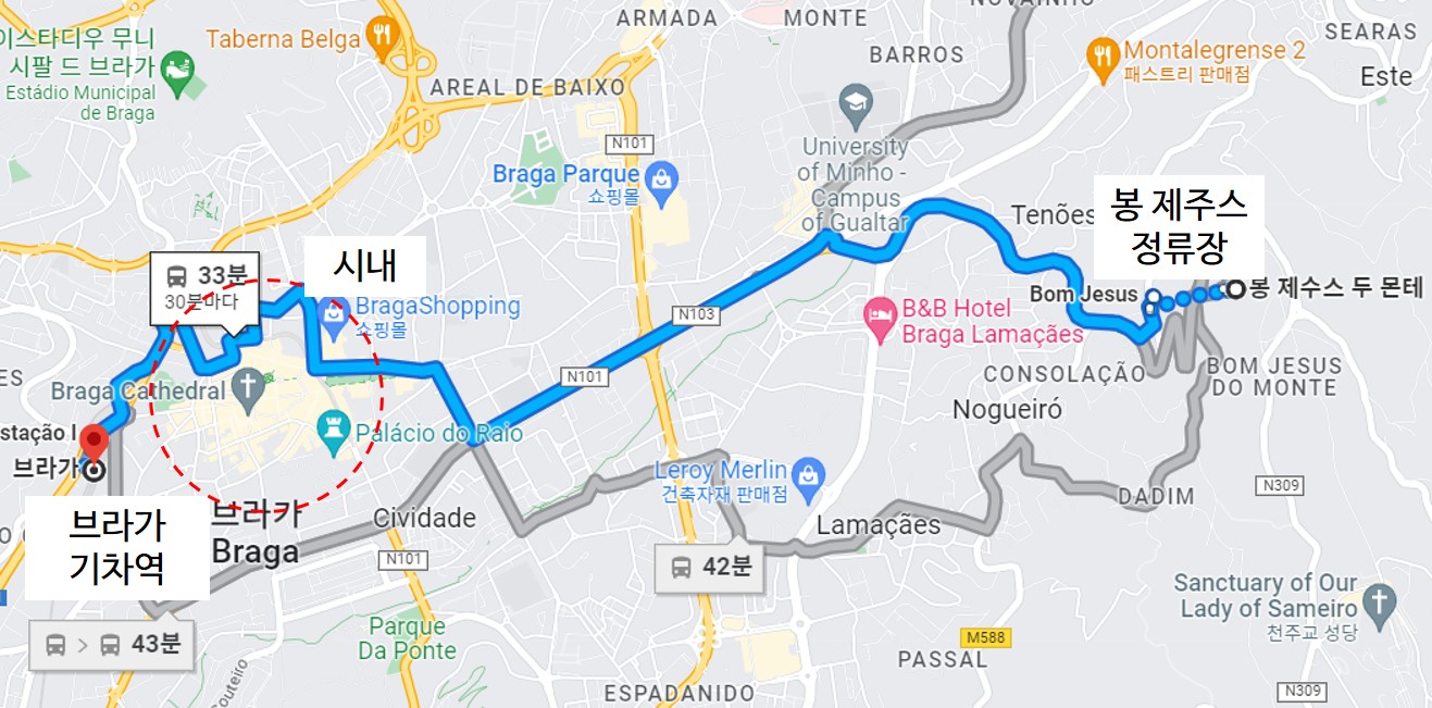 2번 버스 노선
