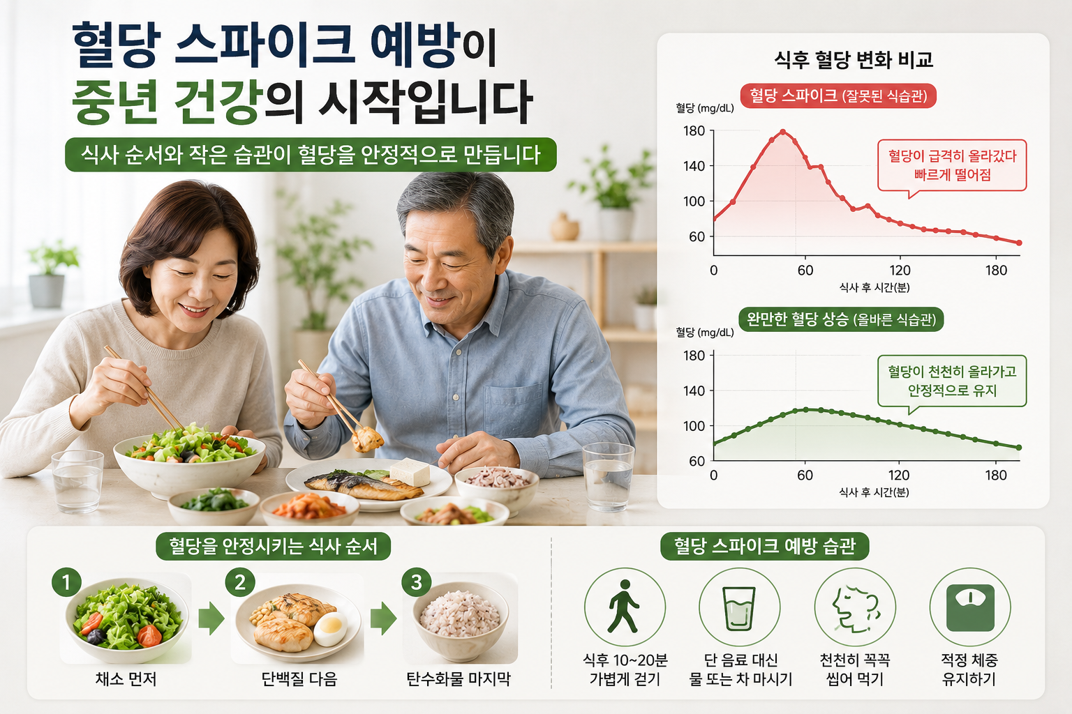 혈당 스파이크 예방