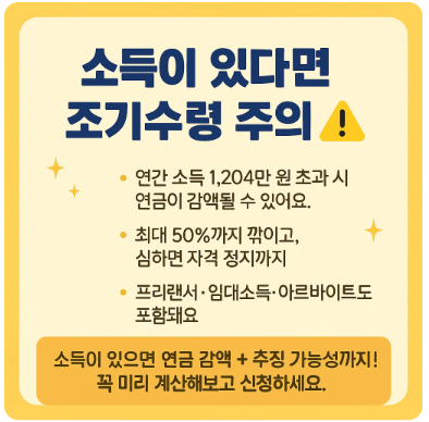 조기수령 후 재취업