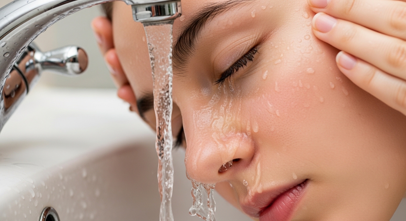 샴푸가눈에들어갔을때