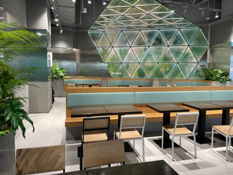 동탄 롯데백화점 햄버거 맛집 쉑쉑버거 - 매장 내부