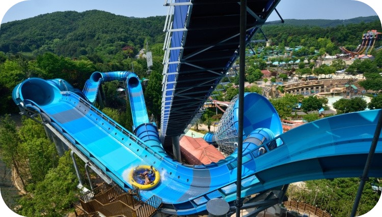 캐리비안베이-물놀이기구-워터-슬라이드-사진