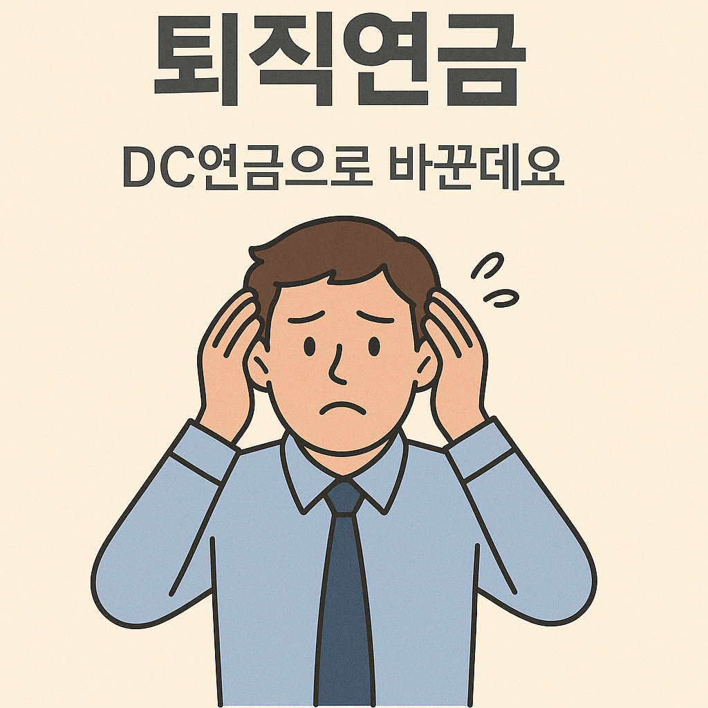 퇴직연금 DC형으로 바꿔도 괜찮을까?