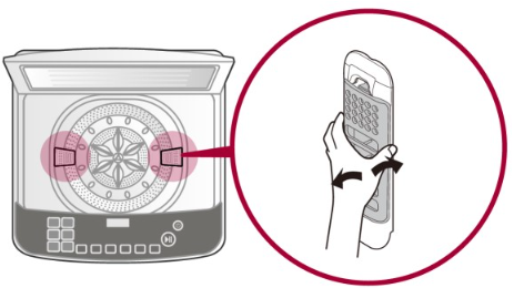 클린 필터를 앞뒤로 흔들어 제대로 고정