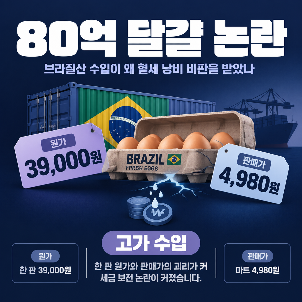 80억 달걀 논란