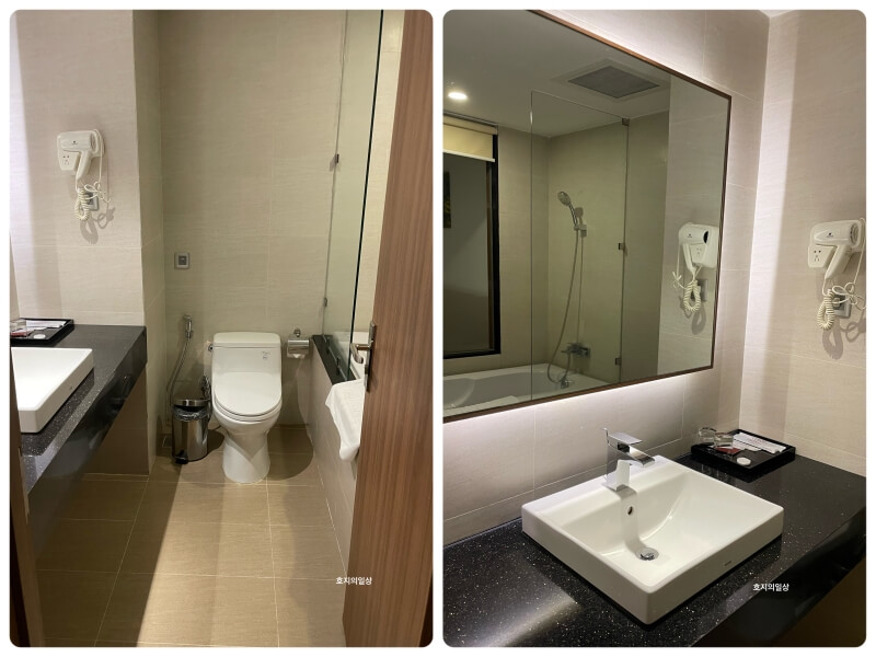 나트랑 르모어 호텔 시내 가성비 반일 호텔 - 화장실