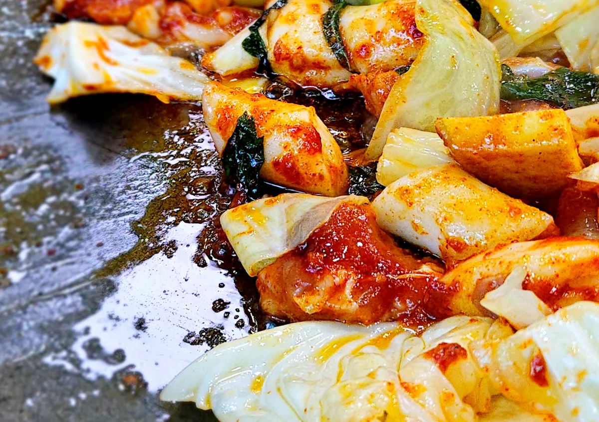 강원도-춘천시-학곡리닭갈비-기름