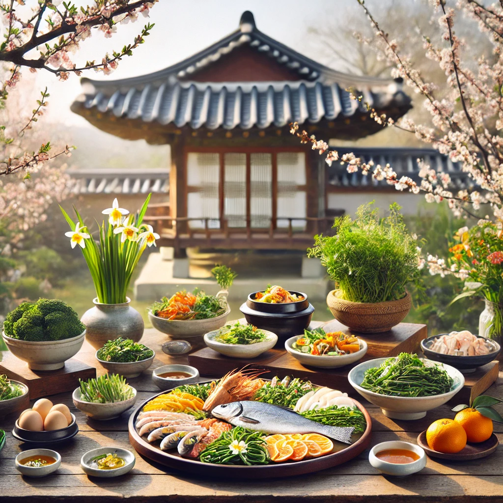 봄 제철 식재료 이야기 (경상도, 전라도, 제주도)