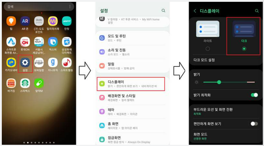 소비 전력 절감 설정