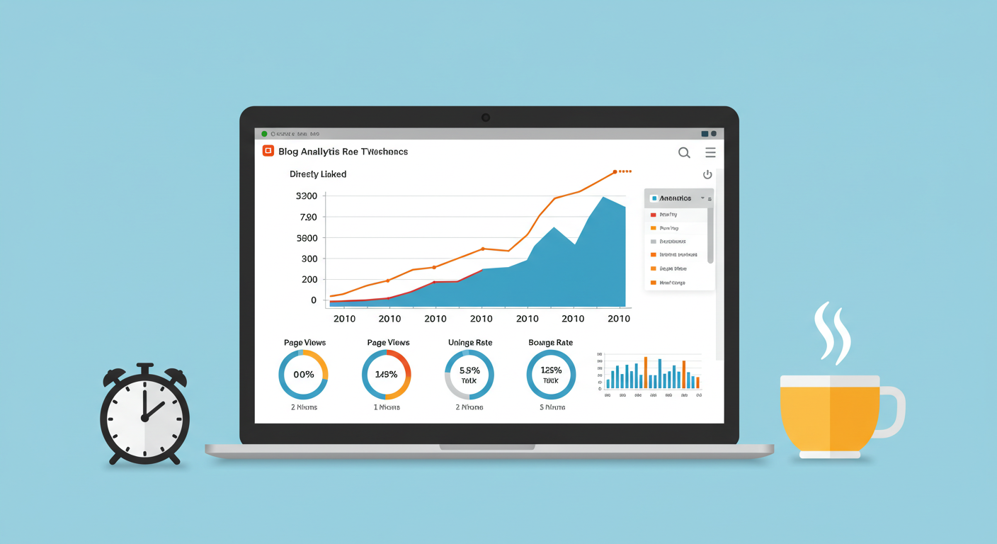 제목 최적화 후 클릭률이 급증한 블로그 분석화면