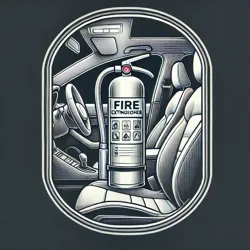 차량용 소화기 의무화: 5인이상 차량, 소화기 추천, 사용법, 설치 위치, 거치대,벌금