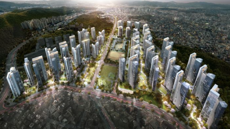 상대원2구역 조감도