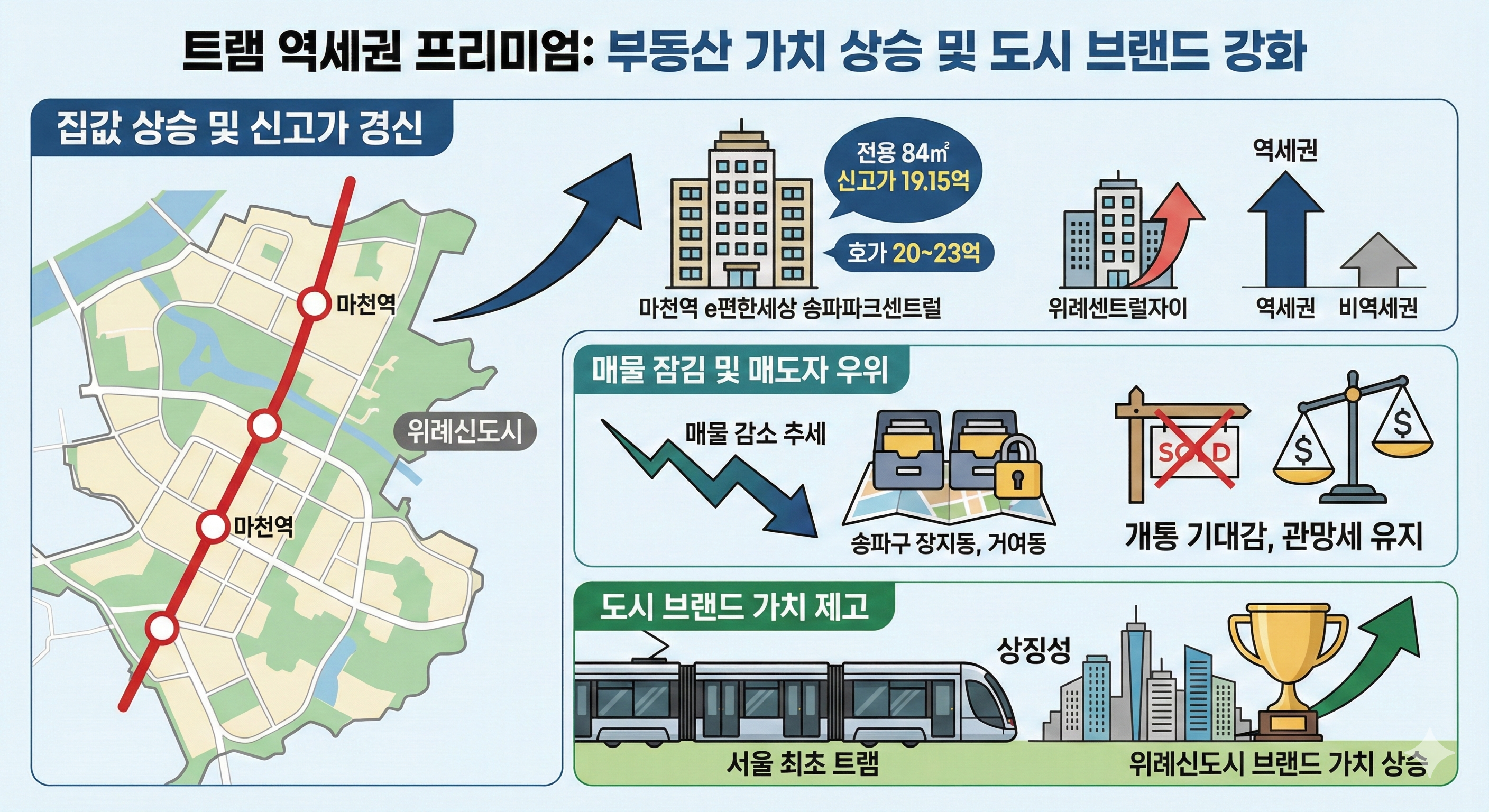 트램 역세권 프리미엄