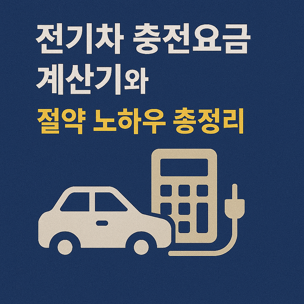 전기차 충전요금 계산기와 절약 노하우 총정리