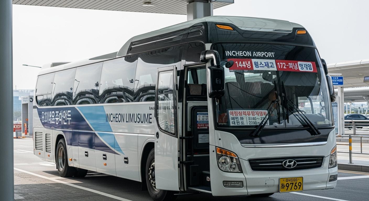 김포공항에서 인천공항 리무진버스 시간표