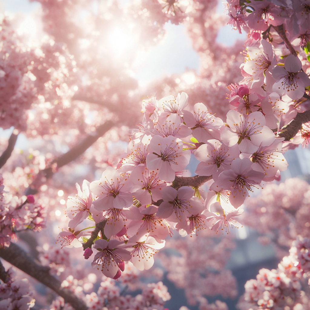 가장 좋은 시기에 벚꽃을 감상할 수 있는 곳