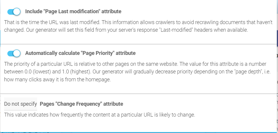 사이트맵 제가 옵션