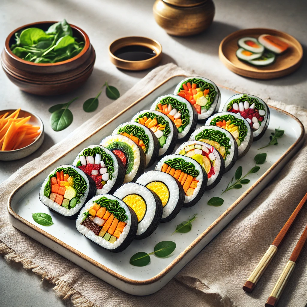 한국 김밥 한줄