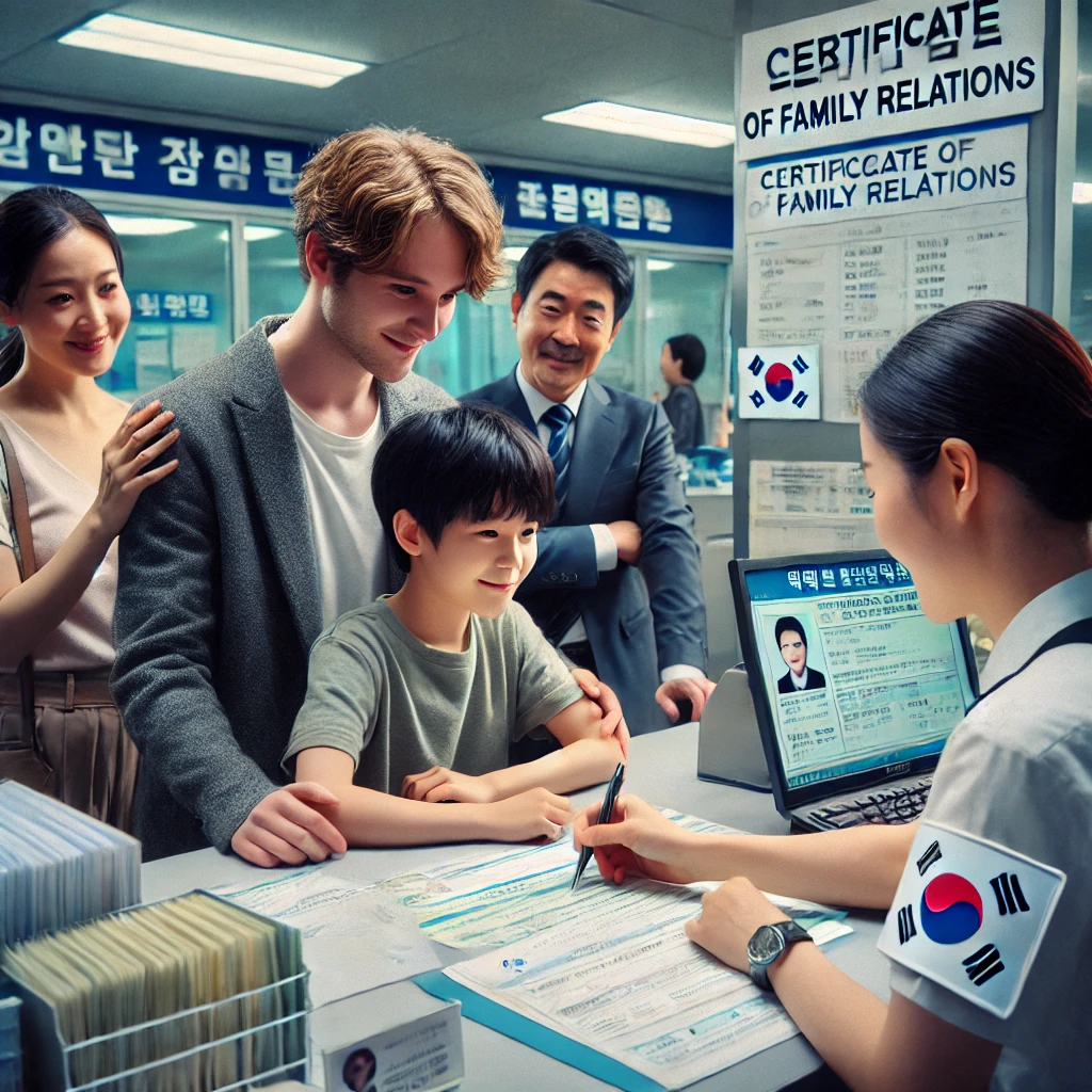 외국인 미성년 자녀의 가족관계증명서 발급하기