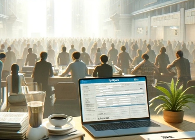 많은 사람들이 있는 모습