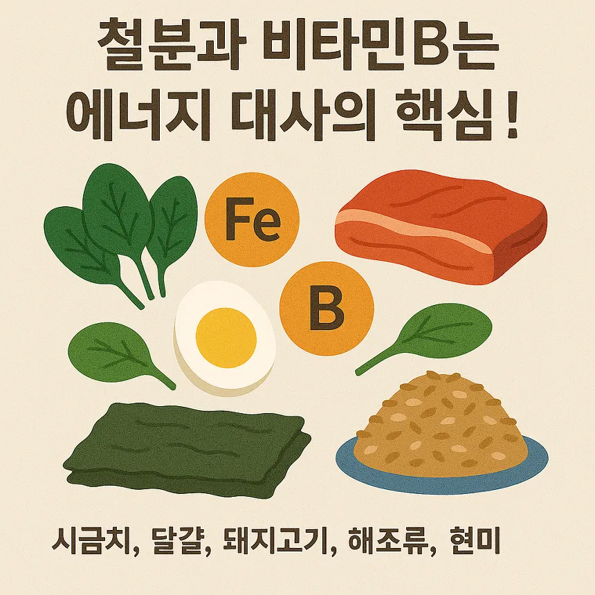 철분과 비타민b