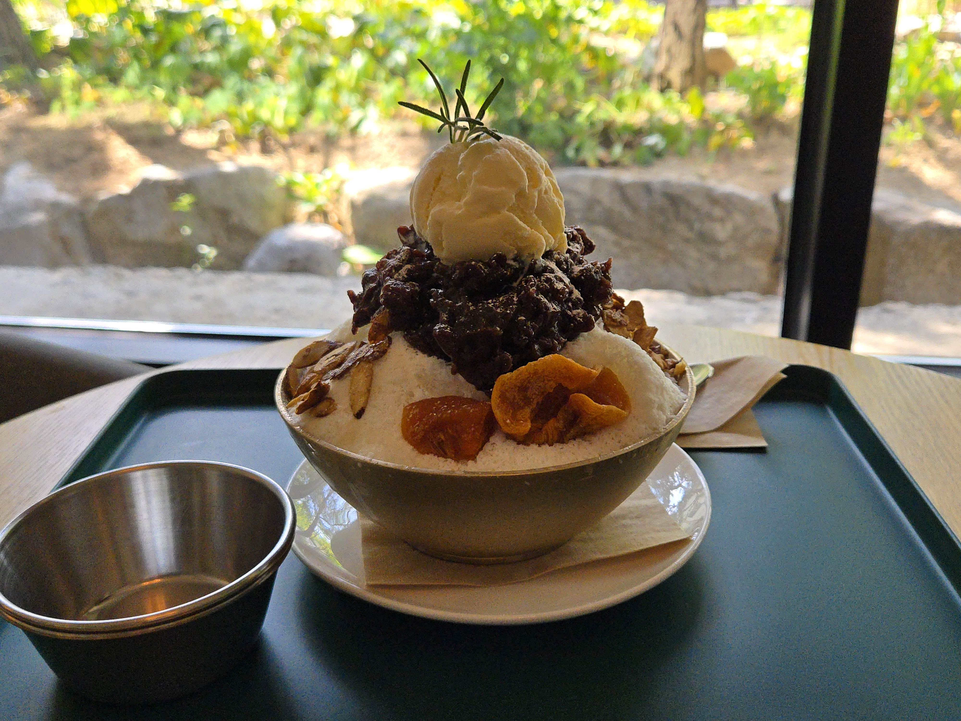 경북 안동 카페 명연 팥빙수