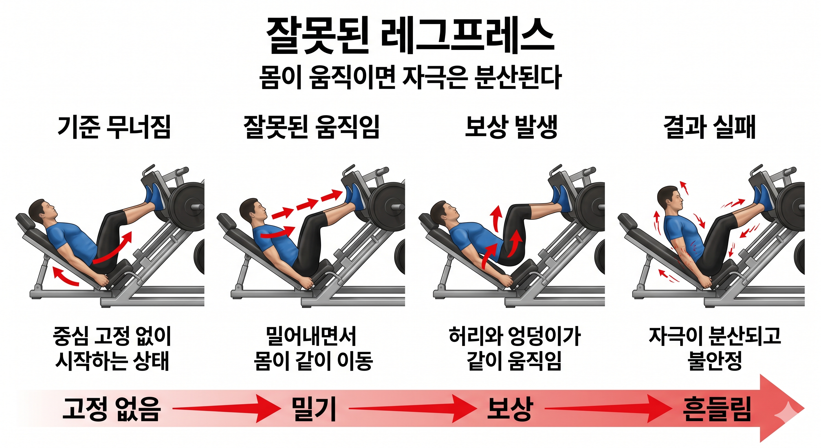 잘못된 레그프레스