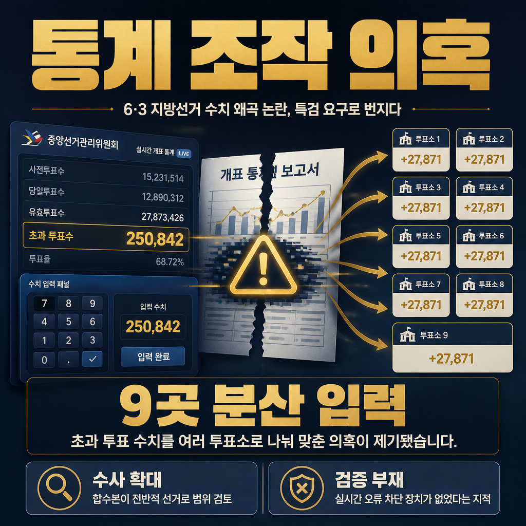 통계 조작 의혹