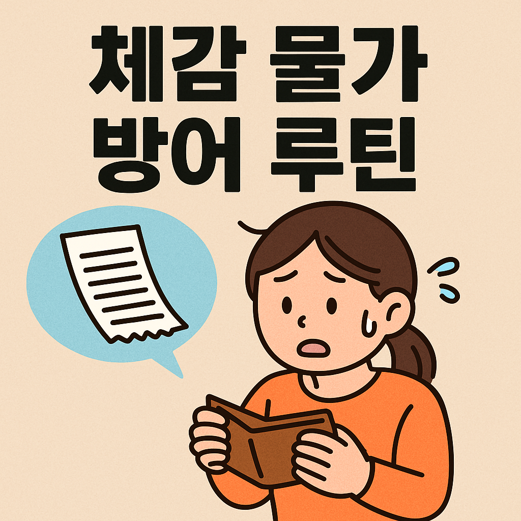 체감 물가를 방어하는 5가지 실전 루틴