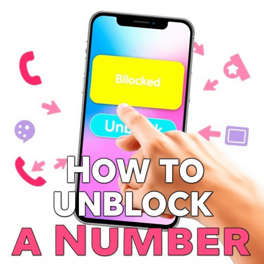 스마트폰 전화번호 차단 해제 방법