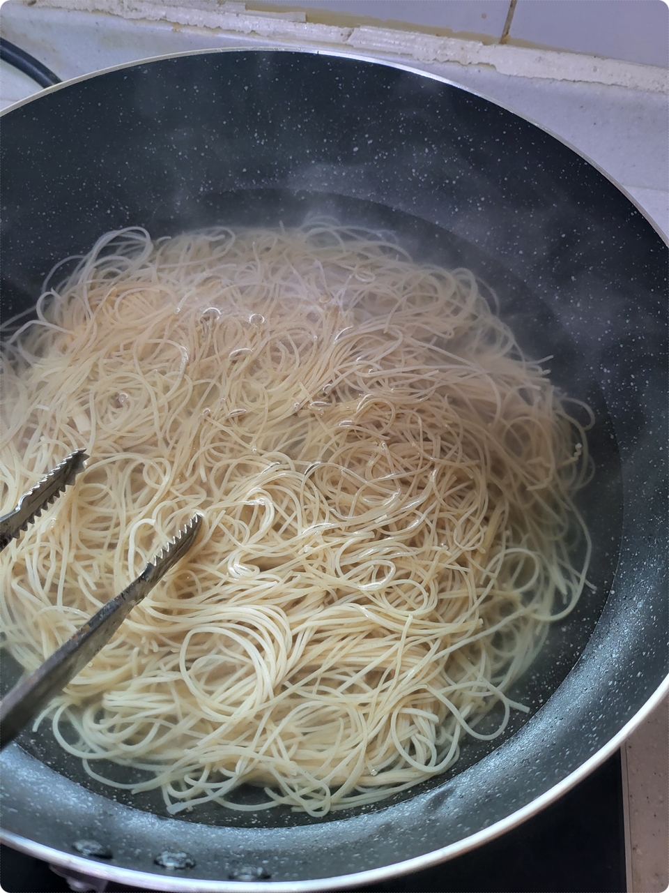 냉면 면 삶기
