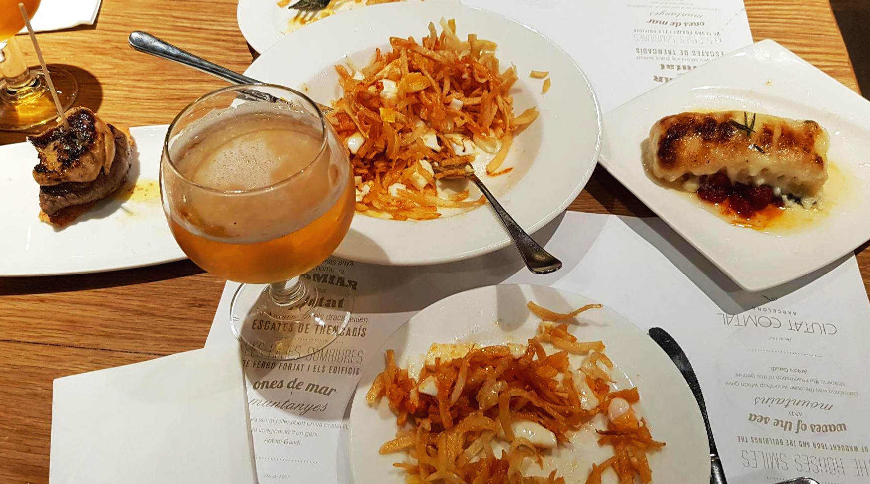 스페인 바르셀로나 ciutat comtal 요리