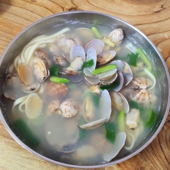 바지락칼국수