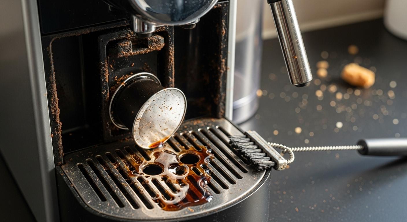 세척 불편 캡슐 커피머신