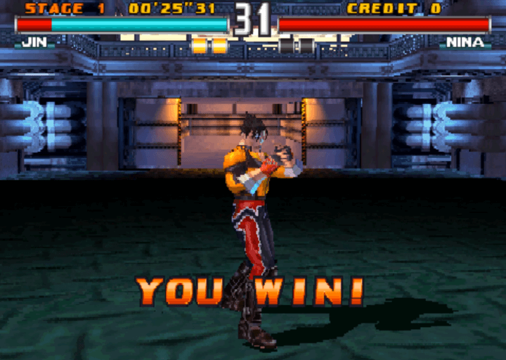 철권3-오락실게임-종료-화면