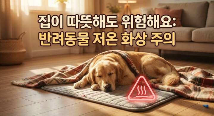 반려동물 저온화상