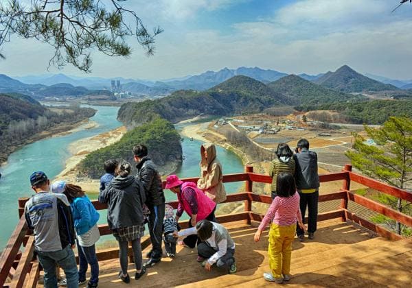 영월 한반도 지형