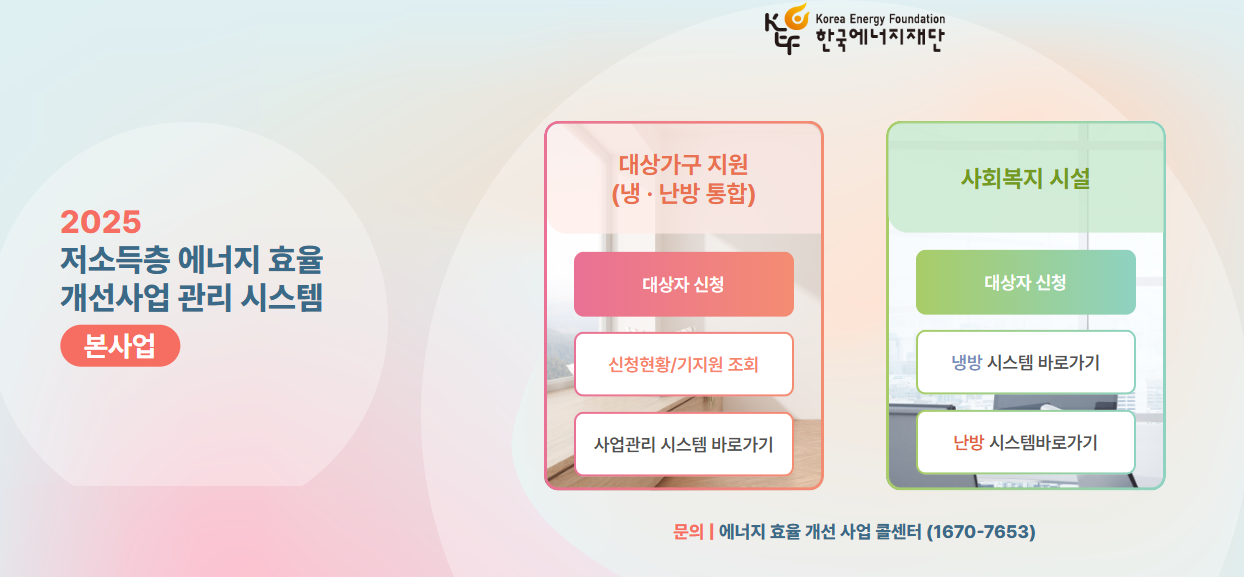 저소득층 에너지 효율 지원사업