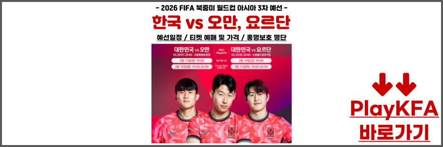 2026 FIFA 북중미 월드컵 아시아 3차 예선