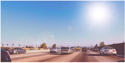 여름철도로위자동차