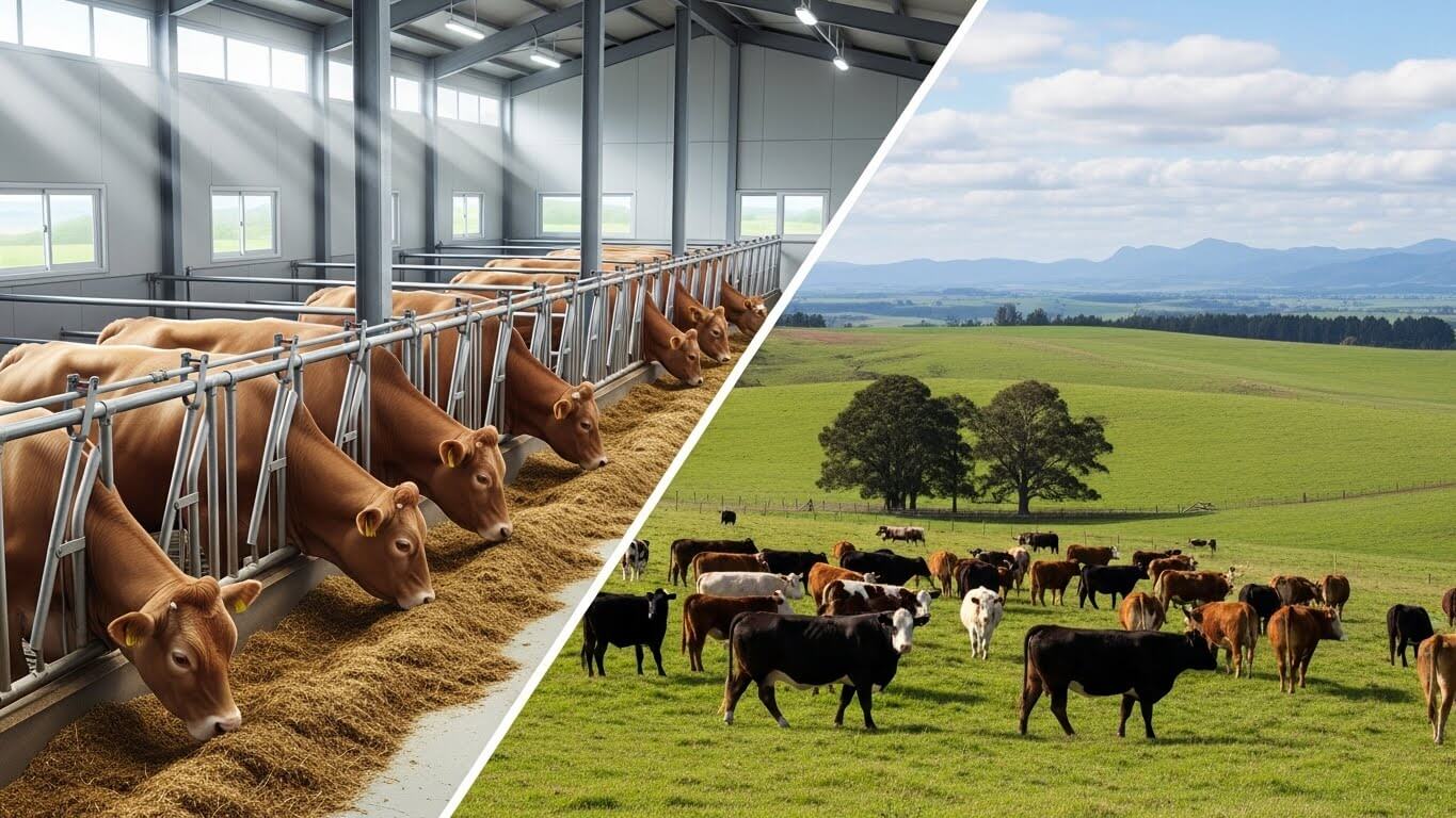 사육 환경 비교 – 국내 한우 vs 해외 수입육