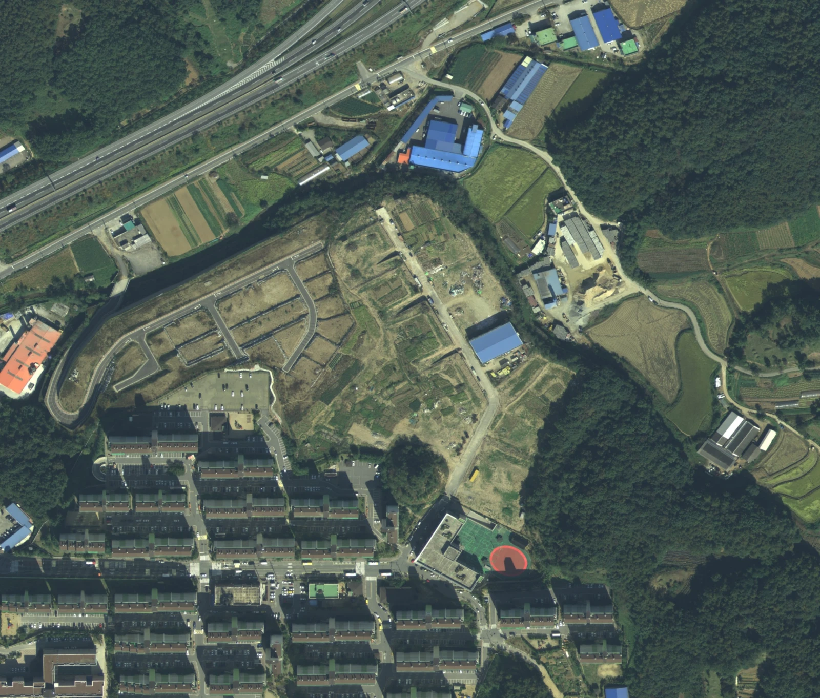 (주)삼정엔지니어링 1994.[산업시설] 천안 정밀주조 협동화단지 지구 부지조성 - 동남구 목천읍