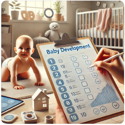 아기 월령별 발달표 이미지