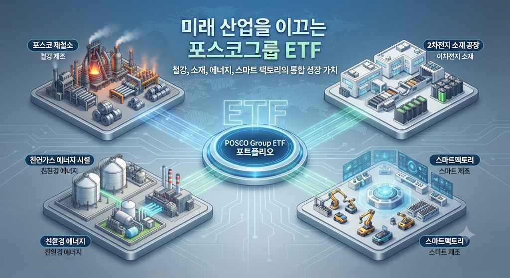 ACE 포스코그룹포커스 주요 구성종목과 사업영역