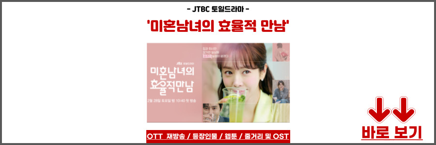 미혼남녀의 효율적 만남