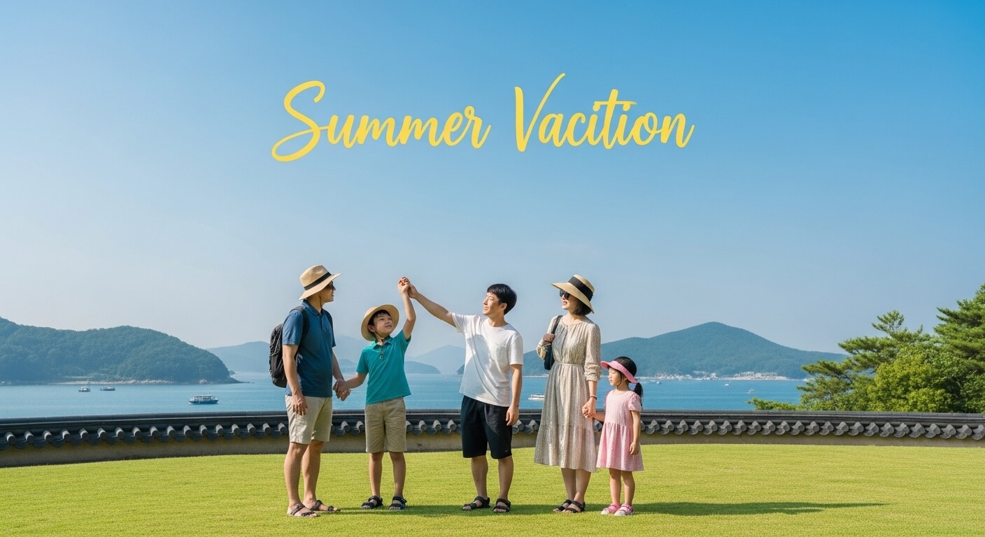 초등학교 여름방학 순천만국가정원