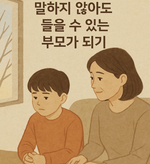 자녀의 침묵 대처 사진