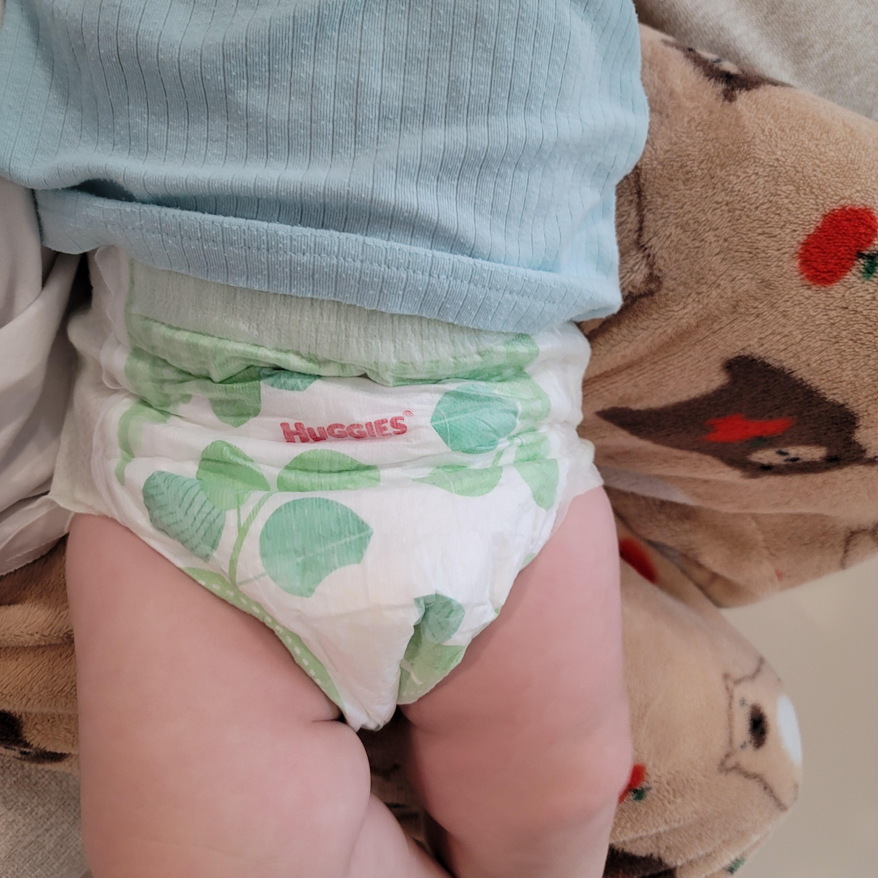 하기스-네이처메이드-팬티형-착용