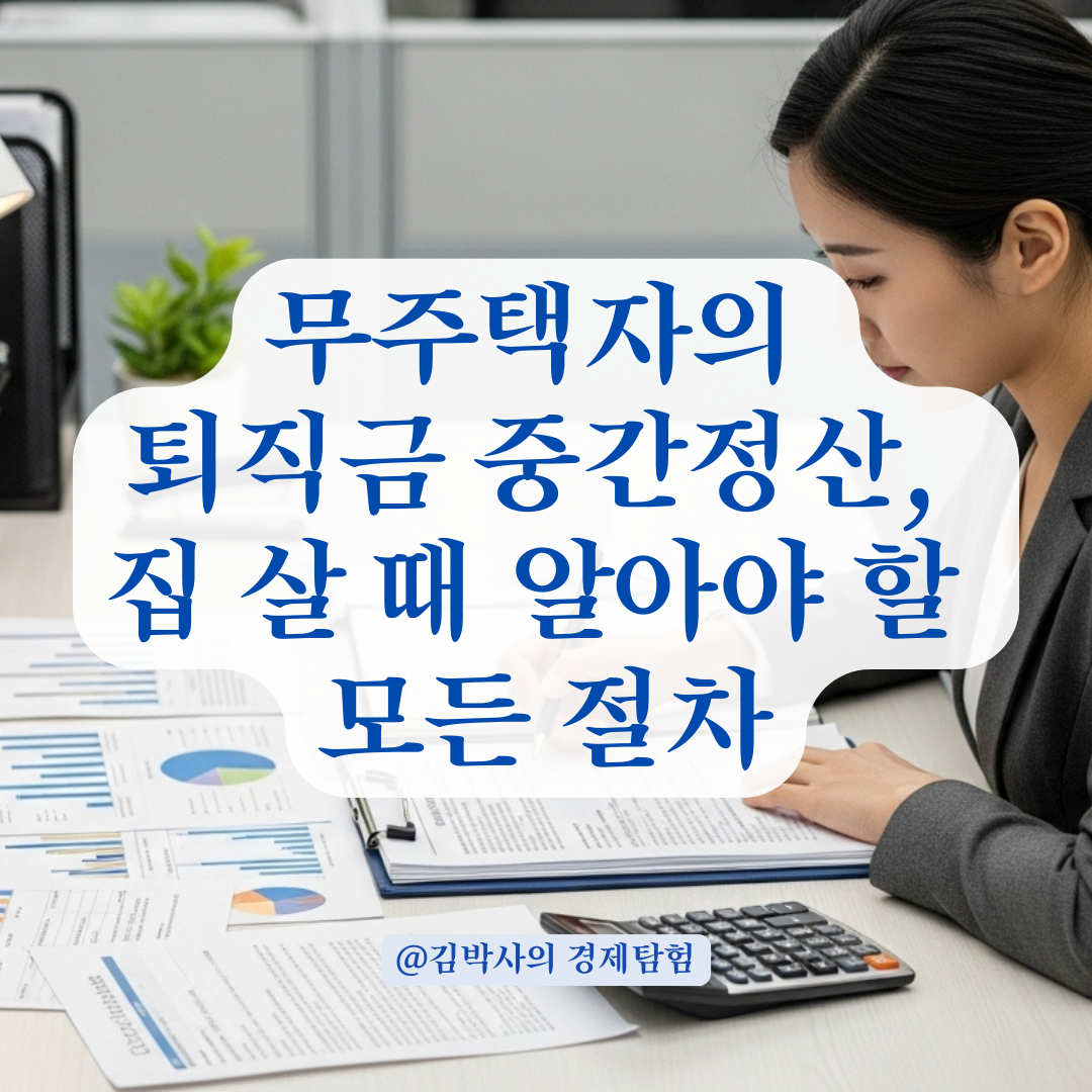 무주택자 주택 구입 시 퇴직금 중간정산, 필요한 서류와 절차 총정리.
