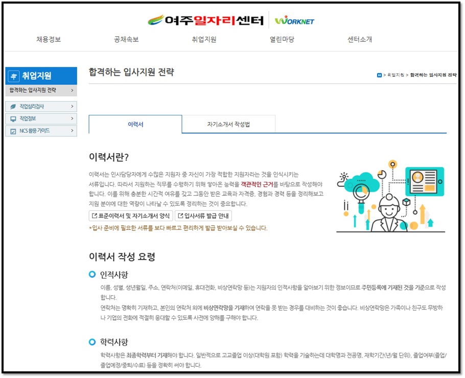 여주일자리센터 취업지원